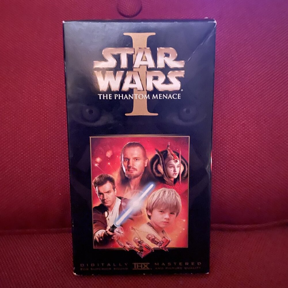 Stars Wars Phanton Menace on VHS